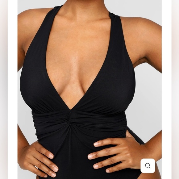 SHAPELLX Smart Sculpt Ruched Twist-Front Shaping Swimsuit - Picture 6 of 14